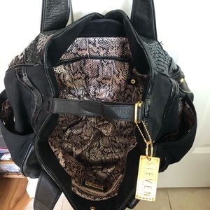 Steve Madden Canvas and leather purse